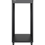 Digitus Universal 19-tommer udstyrsrack med hjul, Rack server kabinet Sort
