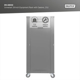 Digitus Universal 19-tommer udstyrsrack med hjul, Rack server kabinet Sort