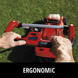 EINHELL Power X-Change Akku-plæneklipper RASARRO 36/36, 36 volt (2x18V) Rød/Sort