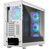 Fractal Design Meshify 2 RGB Hvid, Towerkabinet Hvid, PC, Hvid, ATX, EATX, micro ATX, Mini-ITX, Stål, Hærdet glas, Flere, Kabinet faner