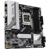 GIGABYTE B650M GAMING PLUS WIFI AMD B650 Sokkel AM5 micro ATX, Bundkort Sort/Sølv, AMD, Sokkel AM5, AMD Ryzen 7000 Series, AMD Ryzen 8000 Series, AMD Ryzen 9000 Series, Sokkel AM5, DDR5-SDRAM, 256 GB