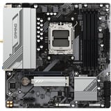 GIGABYTE B650M GAMING PLUS WIFI AMD B650 Sokkel AM5 micro ATX, Bundkort Sort/Sølv, AMD, Sokkel AM5, AMD Ryzen 7000 Series, AMD Ryzen 8000 Series, AMD Ryzen 9000 Series, Sokkel AM5, DDR5-SDRAM, 256 GB