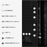 Hisense ULED 75E8S MiniLED, QLED TV Sort/mørk grå