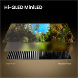 Hisense ULED 75E8S MiniLED, QLED TV Sort/mørk grå