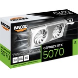 INNO3D I3D 12GB D7 RTX 5070 TWIN X2 OC white, Grafikkort Hvid