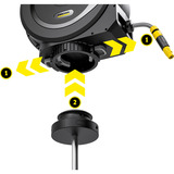 Kärcher HBX 4.20 Automatic 2.645-378.0, Slangerulle Sort/grå