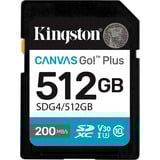 Kingston SDG4/512GB, Hukommelseskort Sort