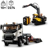 LEGO Technic Volvo FMX-lastbil og EC230 elektrisk gravemaskine, Bygge legetøj Byggesæt, 10 År, Plast, 2274 stk, 3,81 kg