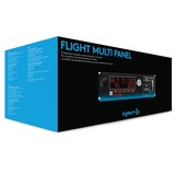 Logitech Flight Multi Panel Sort USB 2.0 Flysimulator Analog/digital PC, Instrument panel Sort, Flysimulator, PC, Analog/digital, Ledningsført, USB 2.0, Sort