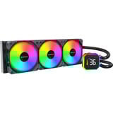 Montech HyperFlow Digital 360, Vandkøling Sort