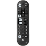 One for all Zapper + fjernbetjening IR trådløs Lyd, Kabel, DVD/Blu-ray, DVDR-HDD, DVR, Hjemmebiografsystem, SAT, TV, TV set-top-boks, Web TV Tryk på knapper, Fjernbetjeningen Sort, Lyd, Kabel, DVD/Blu-ray, DVDR-HDD, DVR, Hjemmebiografsystem, SAT, TV, TV set-top-boks, Web TV, IR trådløs, Tryk på knapper, Sort