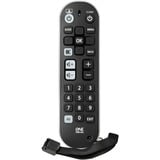 One for all Zapper + fjernbetjening IR trådløs Lyd, Kabel, DVD/Blu-ray, DVDR-HDD, DVR, Hjemmebiografsystem, SAT, TV, TV set-top-boks, Web TV Tryk på knapper, Fjernbetjeningen Sort, Lyd, Kabel, DVD/Blu-ray, DVDR-HDD, DVR, Hjemmebiografsystem, SAT, TV, TV set-top-boks, Web TV, IR trådløs, Tryk på knapper, Sort