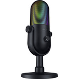 Razer Seiren V3 Chroma 32-Bit DSP, Mikrofon Sort