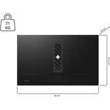Respekta KMCH7800I-45, Separat komfur Sort