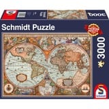 Schmidt Spiele Ancient World Map Kontur puslespil 3000 stk Kort 3000 stk, Kort, 12 År