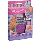 Spin Master Go Glam Foil Nails, Klippe og klistre Cool Maker Go Glam Foil Nails, Manicuresæt til børn, 7 År, Flerfarvet