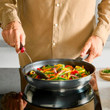 Tefal Pandesæt rustfrit stål Emotion, 2 dele, Stegepande sæt Sort/rustfrit stål