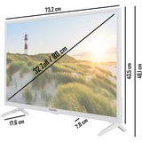 Telefunken LED-tv Hvid