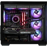 Thermaltake PC-000081-DE, Gaming PC Sort/gennemsigtig