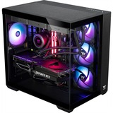 Thermaltake PC-000081-DE, Gaming PC Sort/gennemsigtig