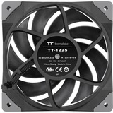 Thermaltake TOUGHFAN 12 Computerkabinet Ventilator 12 cm Sort 2 stk, Sag fan Sort, Ventilator, 12 cm, 500 rpm, 2000 rpm, 22,3 dB, 58,35 kubikfod/min.