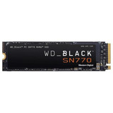 WD Black SN770 1 TB, Solid state-drev Sort