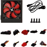 Xilence XP500R6 enhed til strømforsyning 350 W 20+4 pin ATX ATX Sort, PC strømforsyning Sort, 350 W, 110 - 240 V, +12V1,+12V2,+5V,+5Vsb,-12V, 15 A, 15 A, 15 A