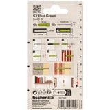 fischer Rawlplug SX Plus Green 8x40 S K, Dyvel Grøn