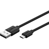 goobay 46800 USB-kabel 1 m USB 2.0 USB A USB B Sort Sort, 1 m, USB A, USB B, USB 2.0, 480 Mbit/s, Sort