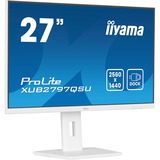 iiyama ProLite XUB2797QSU-W2 computerskærm 68,6 cm (27") 2560 x 1440 pixel Quad HD LED Hvid, LED-skærm hvid (mat), 68,6 cm (27"), 2560 x 1440 pixel, Quad HD, LED, 1 ms, Hvid