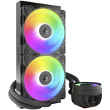 ARCTIC Liquid Freezer III Pro 280 A-RGB Processor Alt-i-en væskekøler 14 cm Sort 1 stk, Vandkøling Sort, Alt-i-en væskekøler, 14 cm, 186 m³/t, Sort