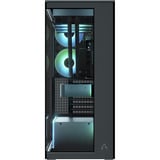 ARCTIC Xtender (Mirror Black) Midi Tower Sort, Towerkabinet Sort, Midi Tower, PC, Sort, EATX, Metal, Hærdet glas, Spil
