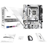 ASRock B760M-HDV/M.2 WHITE, Bundkort Hvid