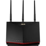 ASUS 4G-AC86U trådløs router Gigabit Ethernet Dual-band (2,4 GHz / 5 GHz) Sort, WIRELESS LTE router Sort/Rød, Wi-Fi 5 (802.11ac), Dual-band (2,4 GHz / 5 GHz), Ethernet LAN, 3G, Sort, Bordplade router