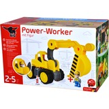 BIG Power-Worker Digger + Figurine, Spil køretøj Gul/grå, Digger, 2 År, Gul