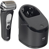 Braun Series 9 Pro+ 9660CC Folie shaver Trimmer Sort, Sølv Sort, Folie shaver, Sort, Sølv, Rustfrit stål, Knapper, LED, Vekselstrøm/batteri