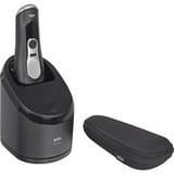 Braun Series 9 Pro+ 9660CC Folie shaver Trimmer Sort, Sølv Sort, Folie shaver, Sort, Sølv, Rustfrit stål, Knapper, LED, Vekselstrøm/batteri