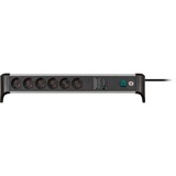Brennenstuhl 1391020600, Strømskinne Sort/aluminium