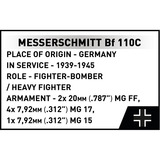 COBI Messerschmitt Bf 110C, Bygge legetøj 