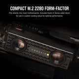 Corsair MP700 PRO SE Hydro X 4 TB, Solid state-drev Sort