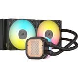 Corsair iCUE LINK TITAN 240 RX RGB Renoveret, Vandkøling Sort