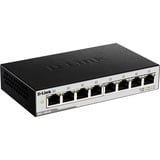 D-Link DGS-1100-08V2 netværksswitch Administreret L2 Gigabit Ethernet (10/100/1000) Sort Administreret, L2, Gigabit Ethernet (10/100/1000)