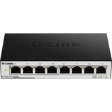 D-Link DGS-1100-08V2 netværksswitch Administreret L2 Gigabit Ethernet (10/100/1000) Sort Administreret, L2, Gigabit Ethernet (10/100/1000)