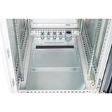 Digitus DN-19 24U-I-6/8-1 stativ Fritstående reol Grå, IT kabinet Lys grå, Fritstående reol, 24U, 1500 kg, Nøglelås, Forbedret kabelstyring, Grå