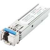 Digitus HP-kompatibelt SFP modul 1,25 Gbps 20 km med DDM, Transceiver 