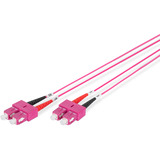 Digitus LWL patchkabel, duplex, SC > SC stik, multimode OM4 Violet