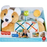 Fisher-Price 3 i 1 hvalpeformet mavepude, Plysdyr 0 År, Plast, Flerfarvet