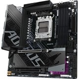 GIGABYTE B840M AORUS ELITE WIFI6E AMD B840 Sokkel AM5 micro ATX, Bundkort Sort/Sølv, AMD, Sokkel AM5, AMD Ryzen 7000 Series, AMD Ryzen 8000 Series, AMD Ryzen 9000 Series, Sokkel AM5, DDR5-SDRAM, 256 GB