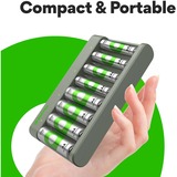 GP Batteries GPRCKCHE821389, Oplader grå