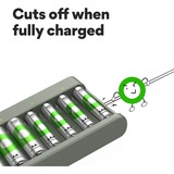 GP Batteries GPRCKCHE821389, Oplader grå